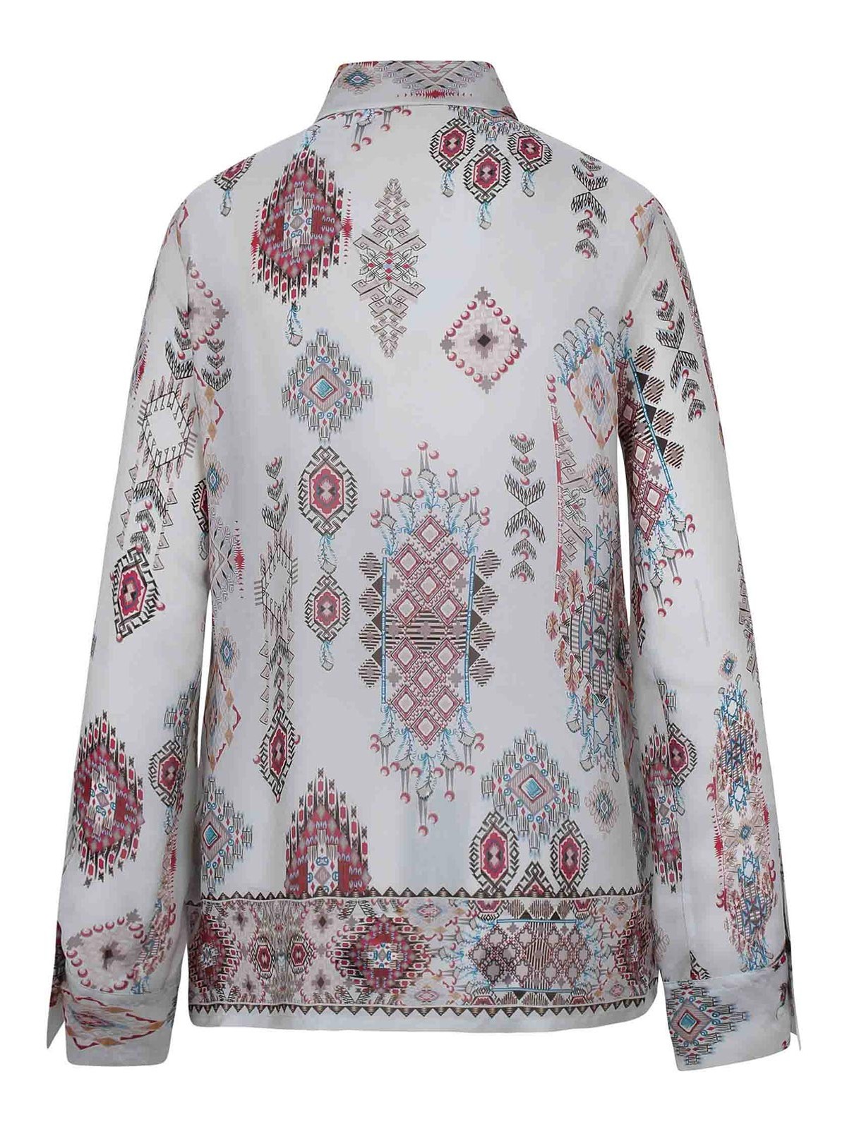 Silk shirt geometric printing D462K717HJZS4674 (ERMANNO SCERVINO / シャツ・ブラウス ) | ERMANNO SCERVINO (エルマンノ シェルヴィーノ)(1)