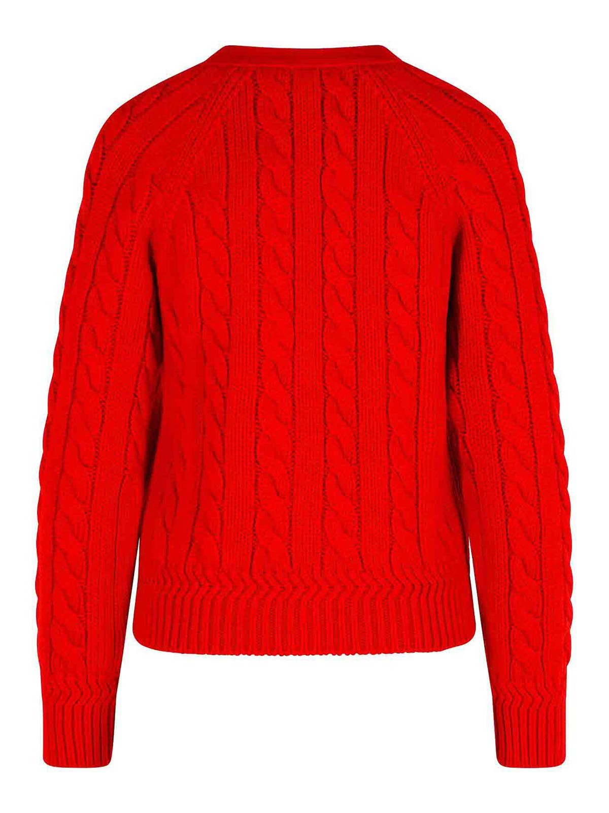 Red Extrafine Merino Wool Cardigan WKN0AMWO046U3B9 (BALLY / ニット・セーター・カーディガン ) | BALLY (バリー)(1)