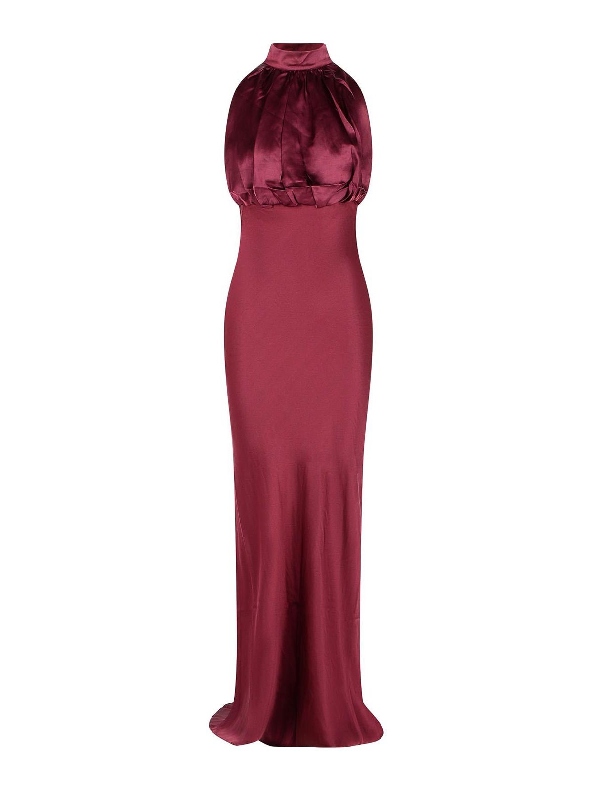 Kalina Burgundy Silk Dress 1146542734 (ROTATE / タンクトップ・キャミソール ) | ROTATE (ロテート)