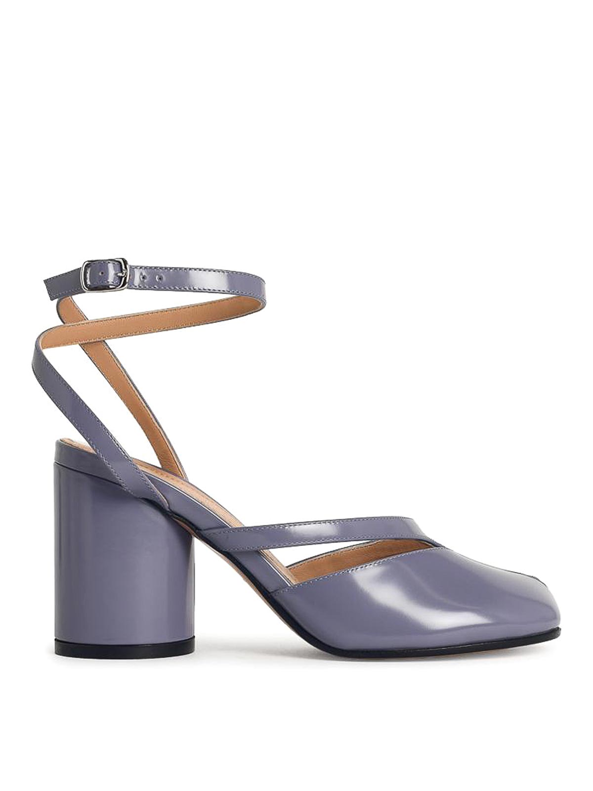 Tabi Purple Leather Sandals S58WP0280P8193T6314 (Maison Margiela / パンプス・ハイヒール ) | Maison Margiela (メゾン マルジェラ)