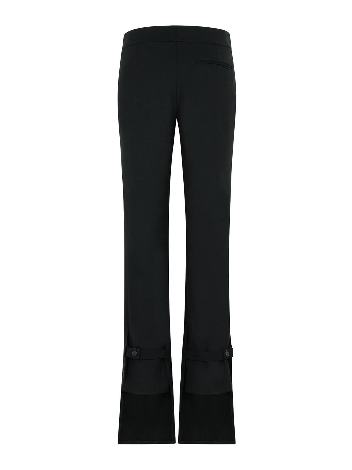 Black Wool Blend Pants 425CPA437PL01709999 (Courrèges / パンツ ) | Courrèges (クレージュ)(1)