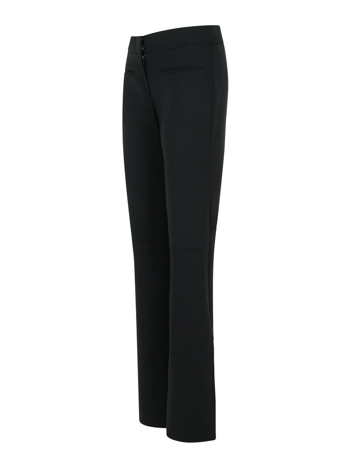 Black Wool Blend Pants 425CPA437PL01709999 (Courrèges / パンツ ) | Courrèges (クレージュ)(2)