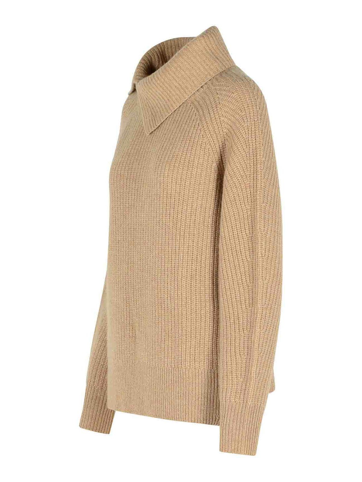 Cecil Beige Cashmere Sweater CECILBEIGEMELANGE (LOULOU STUDIO / ニット・セーター・カーディガン ) | LOULOU STUDIO (ルルスタジオ)(2)