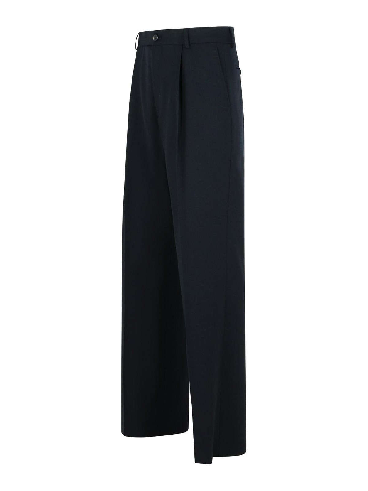 Penrud Straight Black Wool Pants 209002246900 (Dries Van Noten / パンツ ) | Dries Van Noten (ドリスヴァンノッテン)(2)
