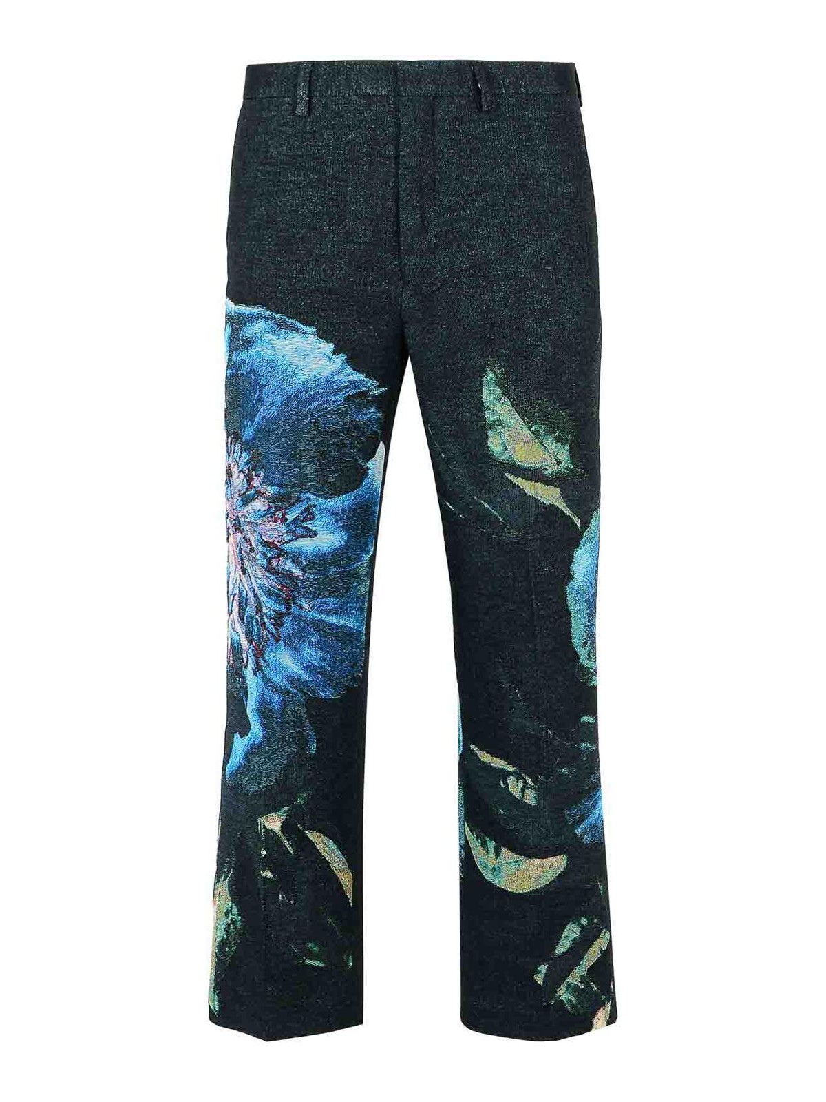 Panvel Black Cotton Blend Pants 209972137900 (Dries Van Noten / パンツ ) | Dries Van Noten (ドリスヴァンノッテン)