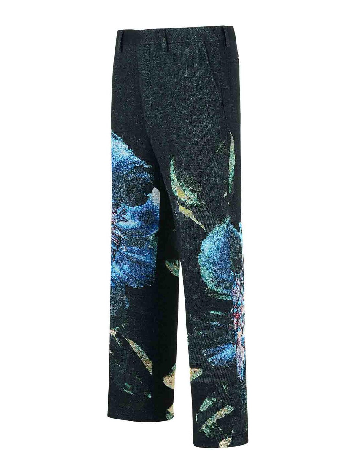 Panvel Black Cotton Blend Pants 209972137900 (Dries Van Noten / パンツ ) | Dries Van Noten (ドリスヴァンノッテン)(2)