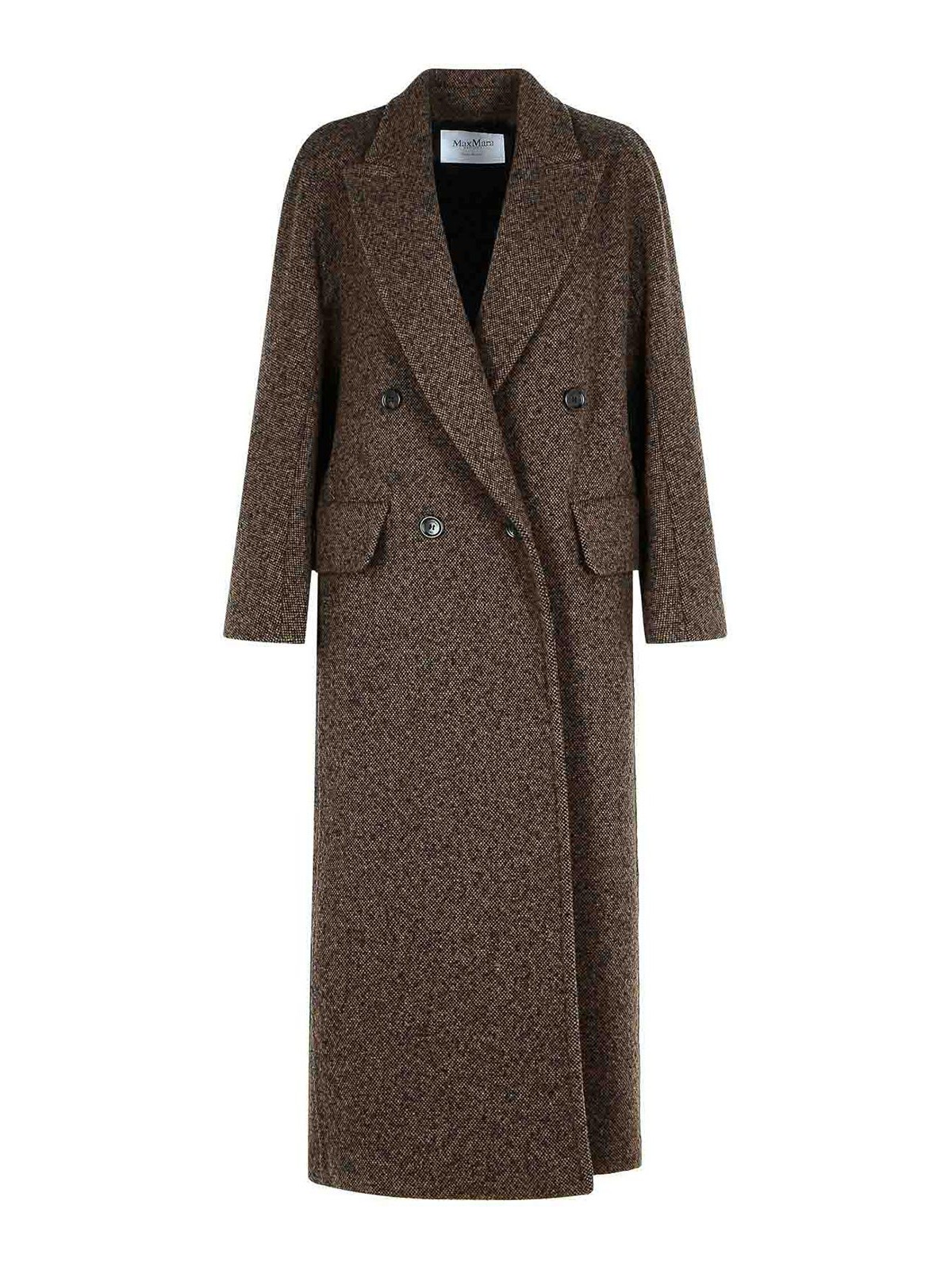 Arco 1234 Chocolate Virgin Wool Coat 2521016443003 (Max Mara / コート ) | Max Mara (マックスマーラ)