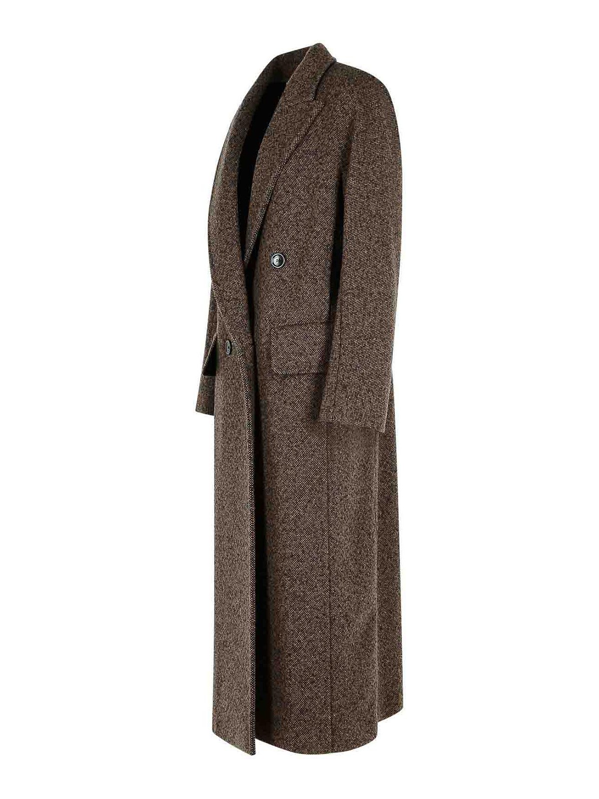 Arco 1234 Chocolate Virgin Wool Coat 2521016443003 (Max Mara / コート ) | Max Mara (マックスマーラ)(2)
