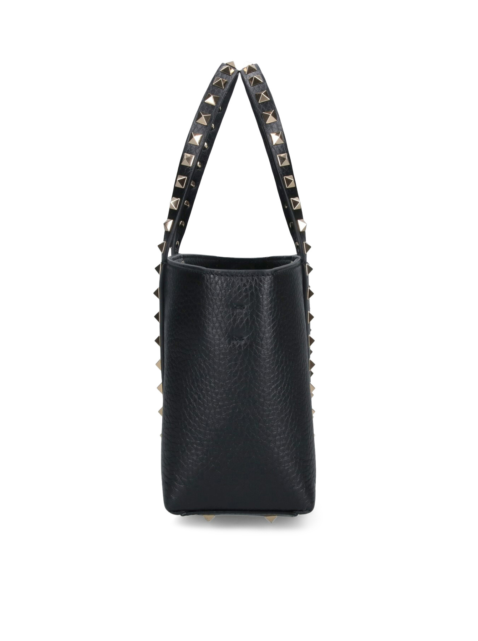 ROCKSTUD MINI TOTE IN HAMMERED LEATHER 8W2B0R05VSF0NO (Valentino Garavani / トートバッグ ) | Valentino Garavani (ヴァレンティノ)(3)
