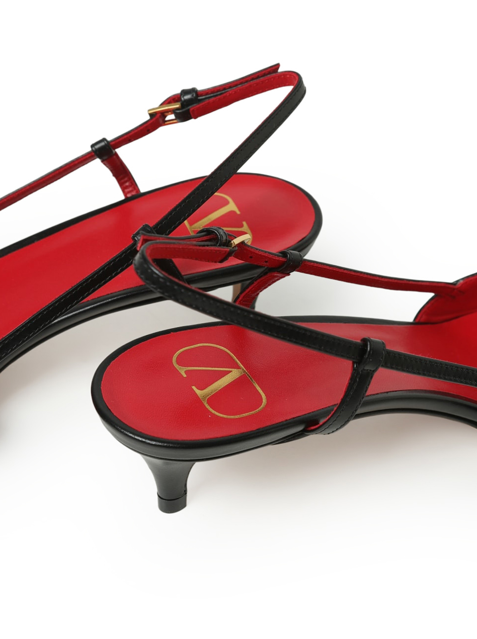 SLINGBACK WITH LEATHER LOGO 8W2S0Q70DSH0NO (Valentino Garavani / サンダル ) | Valentino Garavani (ヴァレンティノ)(3)