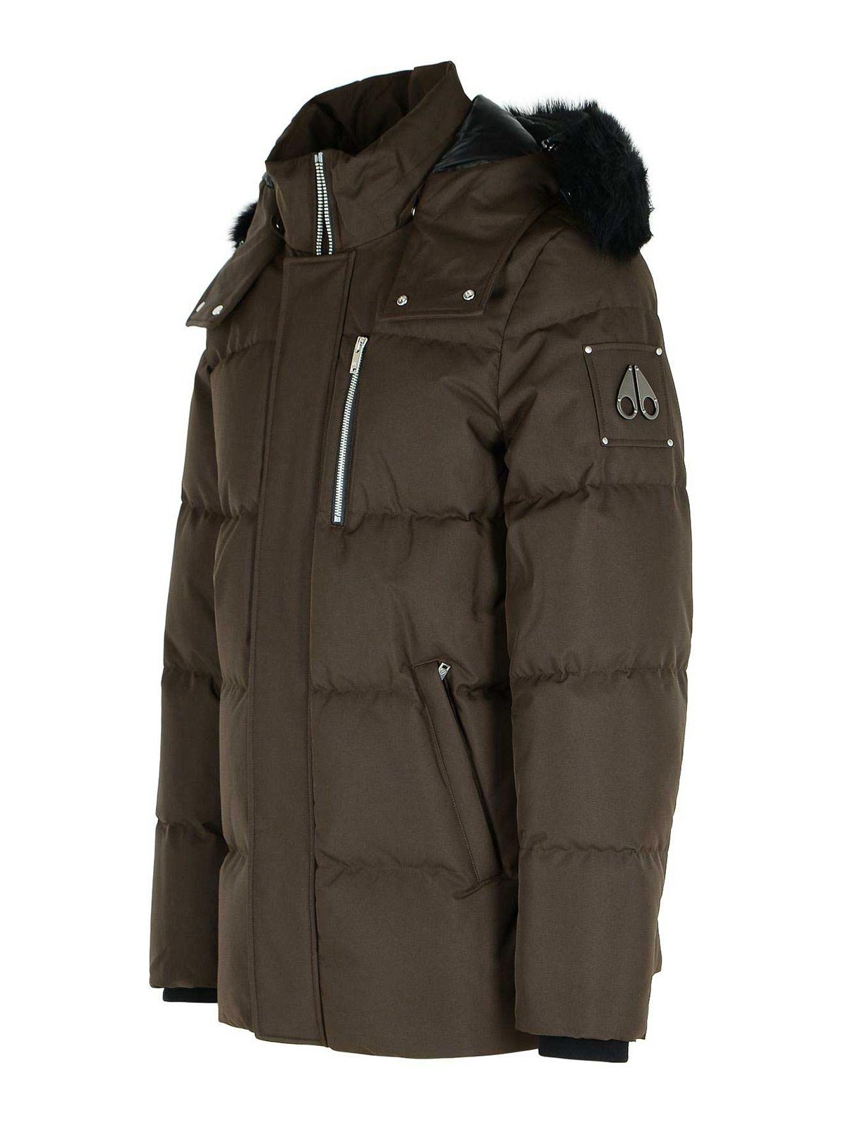 Cloud 3Q Brown Nylon Down Jacket M35MJ178S1744 (MOOSE KNUCKLES / ダウンジャケット・コート ) | MOOSE KNUCKLES (ムースナックルズ)(2)