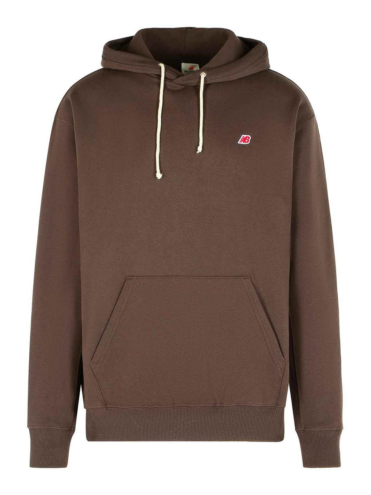 Brown Cotton Sweatshirt MT43546RHERICHEARTH (New Balance / スウェット・フーディー ) | New Balance (ニューバランス)