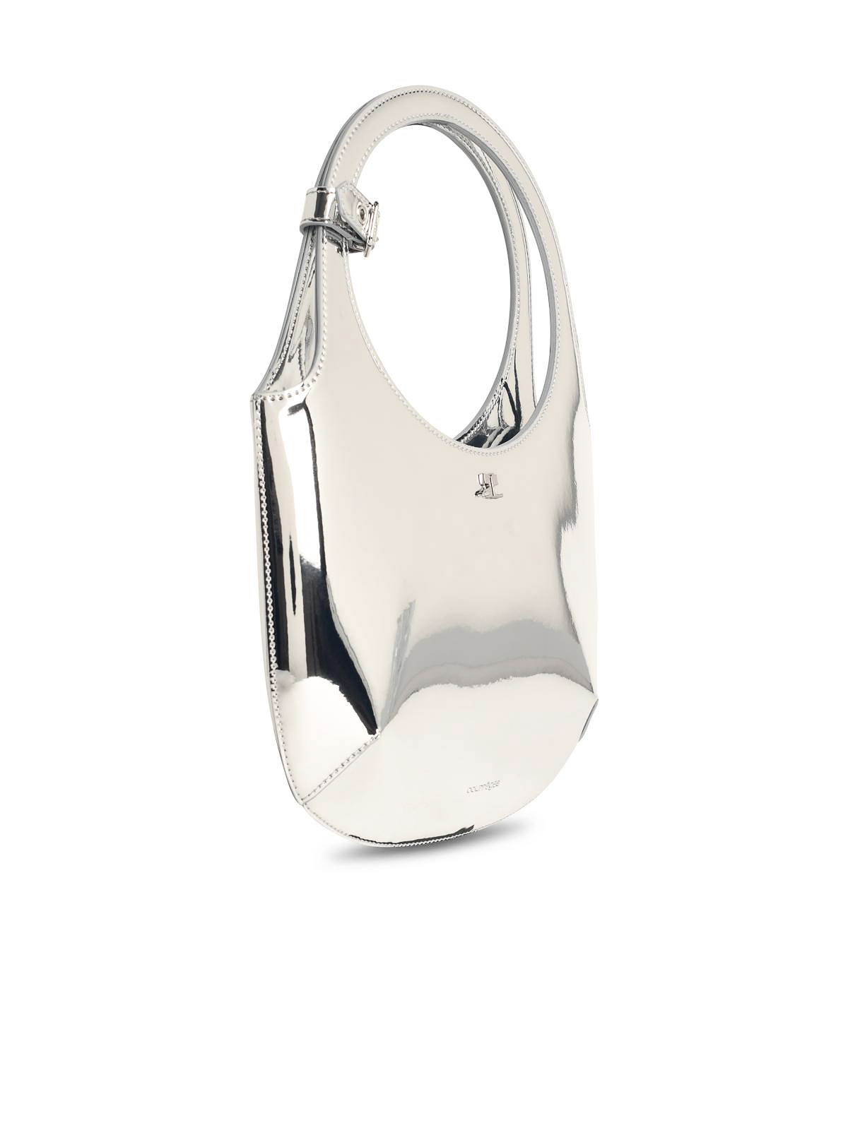 Holy Mirror Silver Leather Bag 325GSA102PU00179002 (Courrèges / ハンドバッグ・ショルダーバッグ ) | Courrèges (クレージュ)(1)