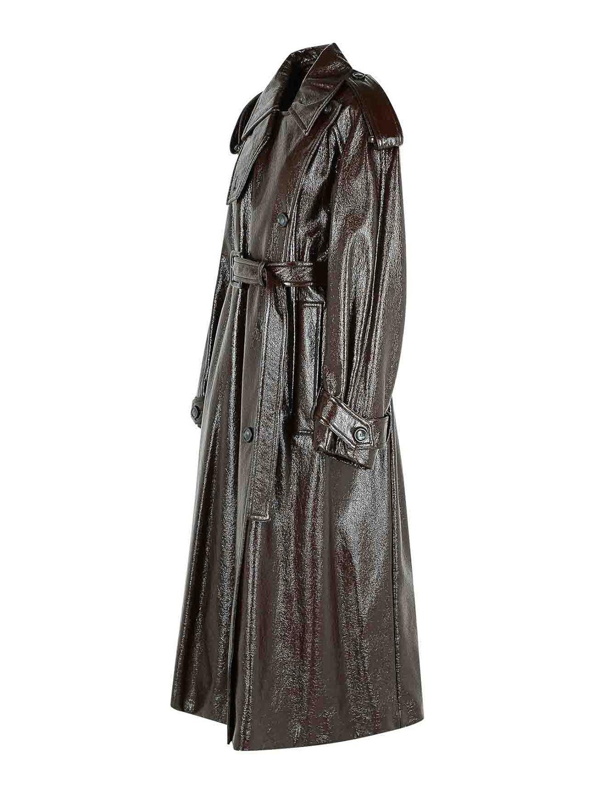 Long Patent Effect Trench Coat 2522016043002 (Sportmax / コート ) | Sportmax (スポーツマックス)(2)