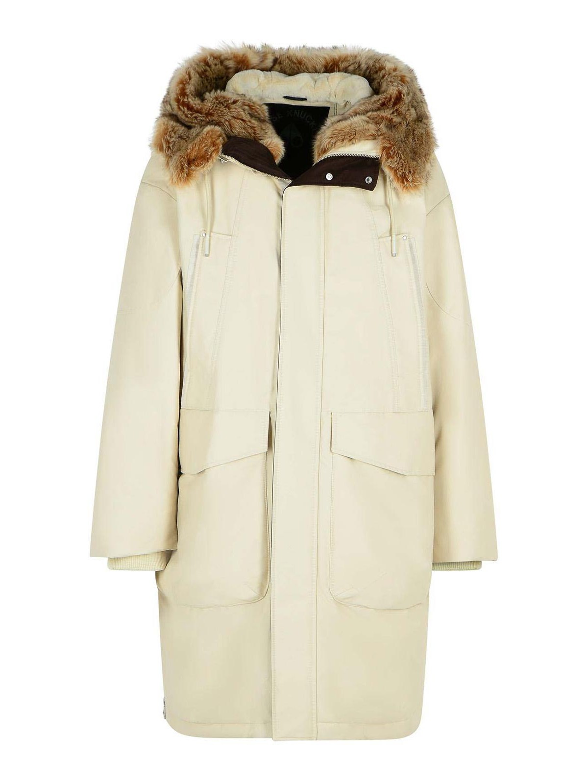 Dawson Cream Cotton Blend Parka M35MP202S1723 (MOOSE KNUCKLES / コート ) | MOOSE KNUCKLES (ムースナックルズ)