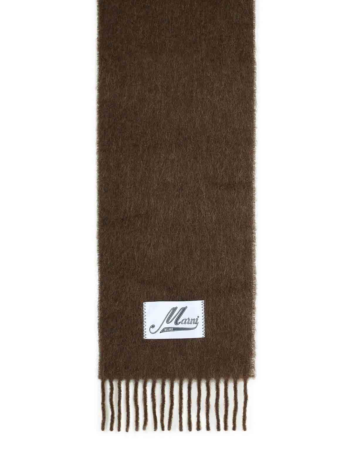 Brown Alpaca Blend Scarf SCMC0059Y0UTW91800M29 (Marni / スカーフ・マフラー ) | Marni (マルニ)