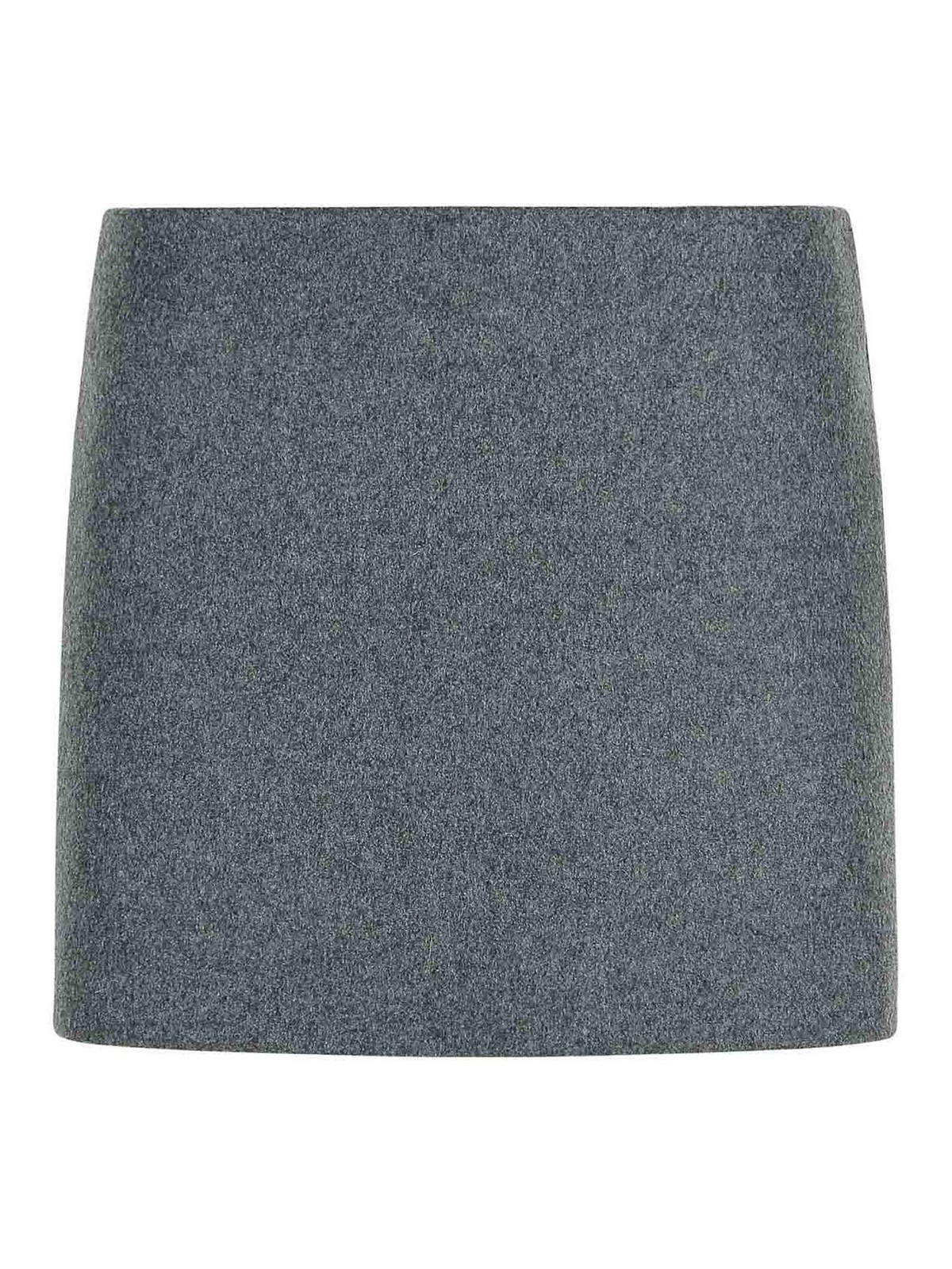 Poggio Grey Virgin Wool Skirt 2522106022001 (Sportmax / スカート ) | Sportmax (スポーツマックス)