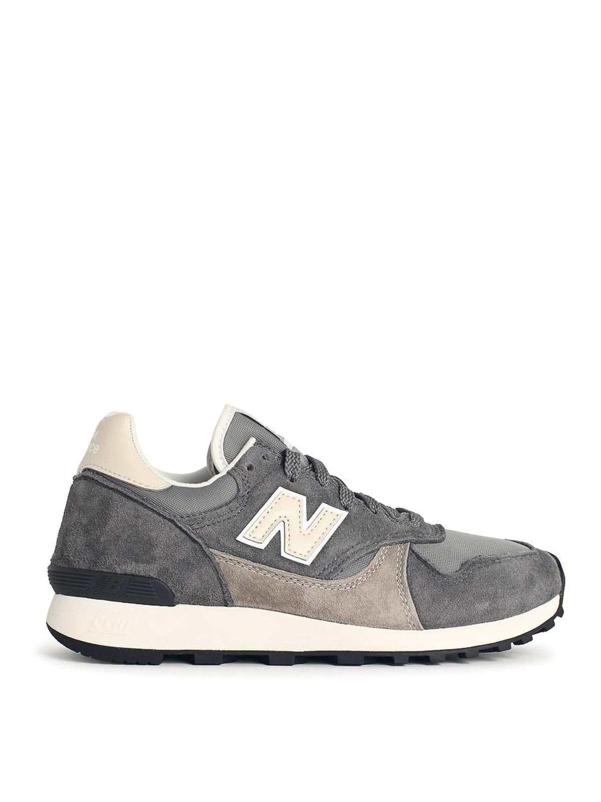 475 Grey Fabric And Suede Sneakers U475CCBCASTLEROCK (New Balance / スニーカー ) | New Balance (ニューバランス)