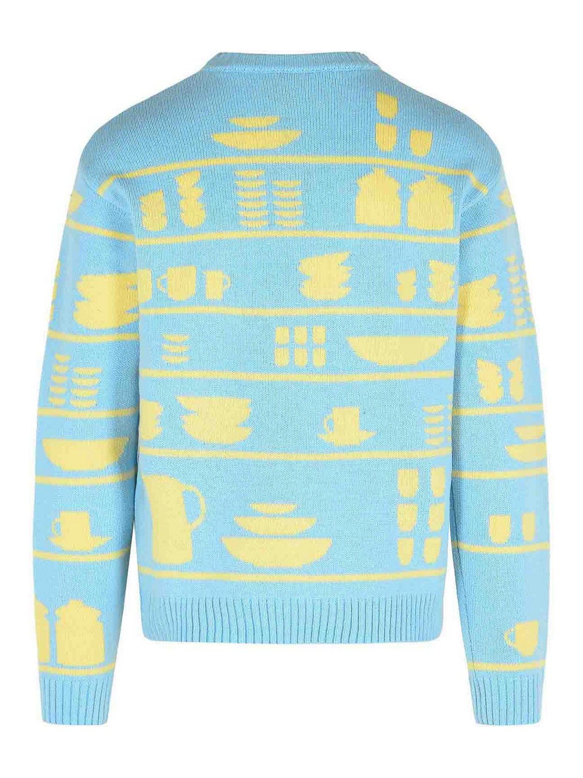 Light Blue Wool Sweater KW1431YN0379281 (JW Anderson / ニット・セーター・カーディガン ) | JW Anderson (ジェイダブリュー アンダーソン)(1)