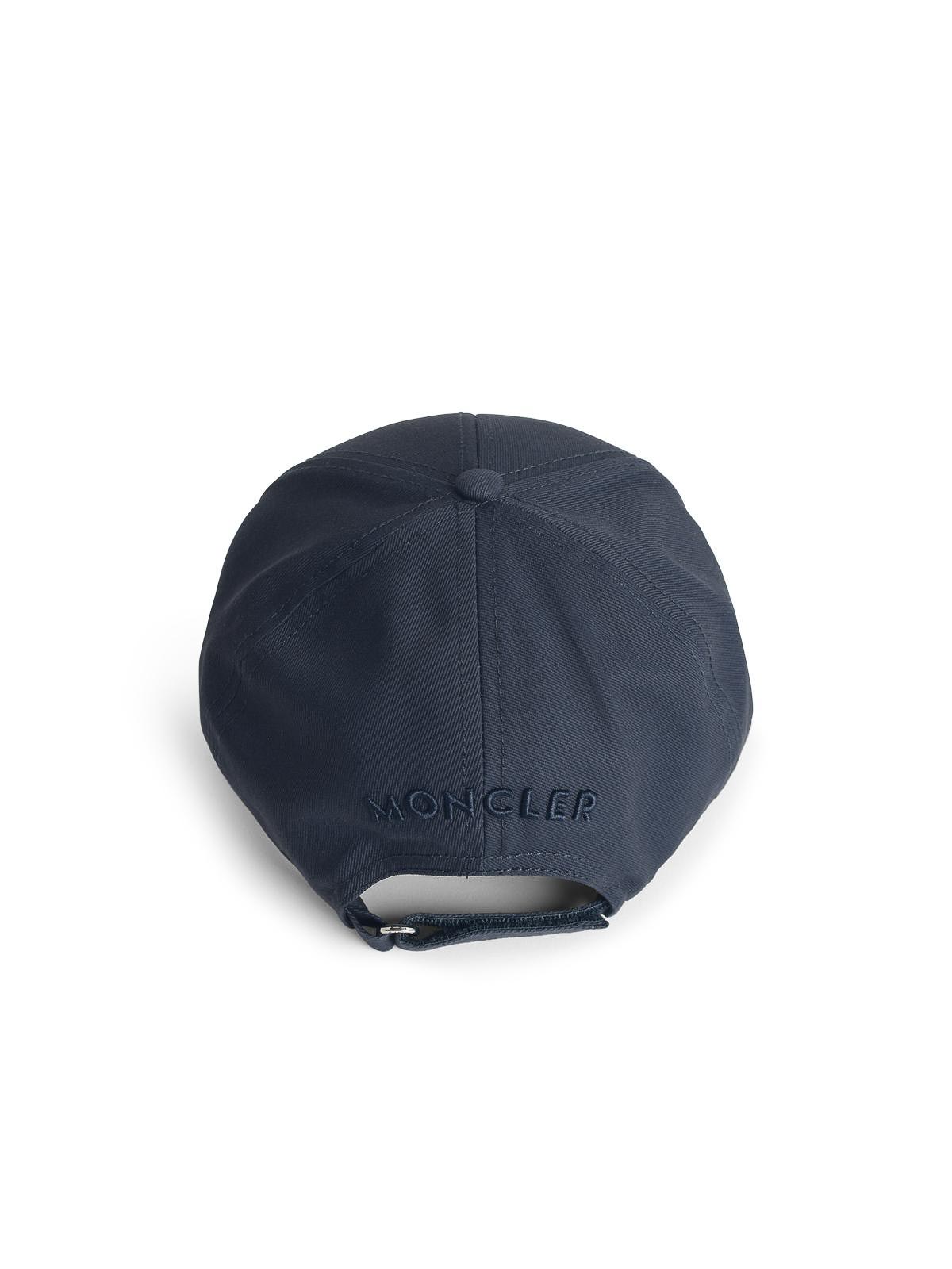 Blue Cotton Cap 0913B0004304863778 (Moncler / 帽子 ) | Moncler (モンクレール)(2)