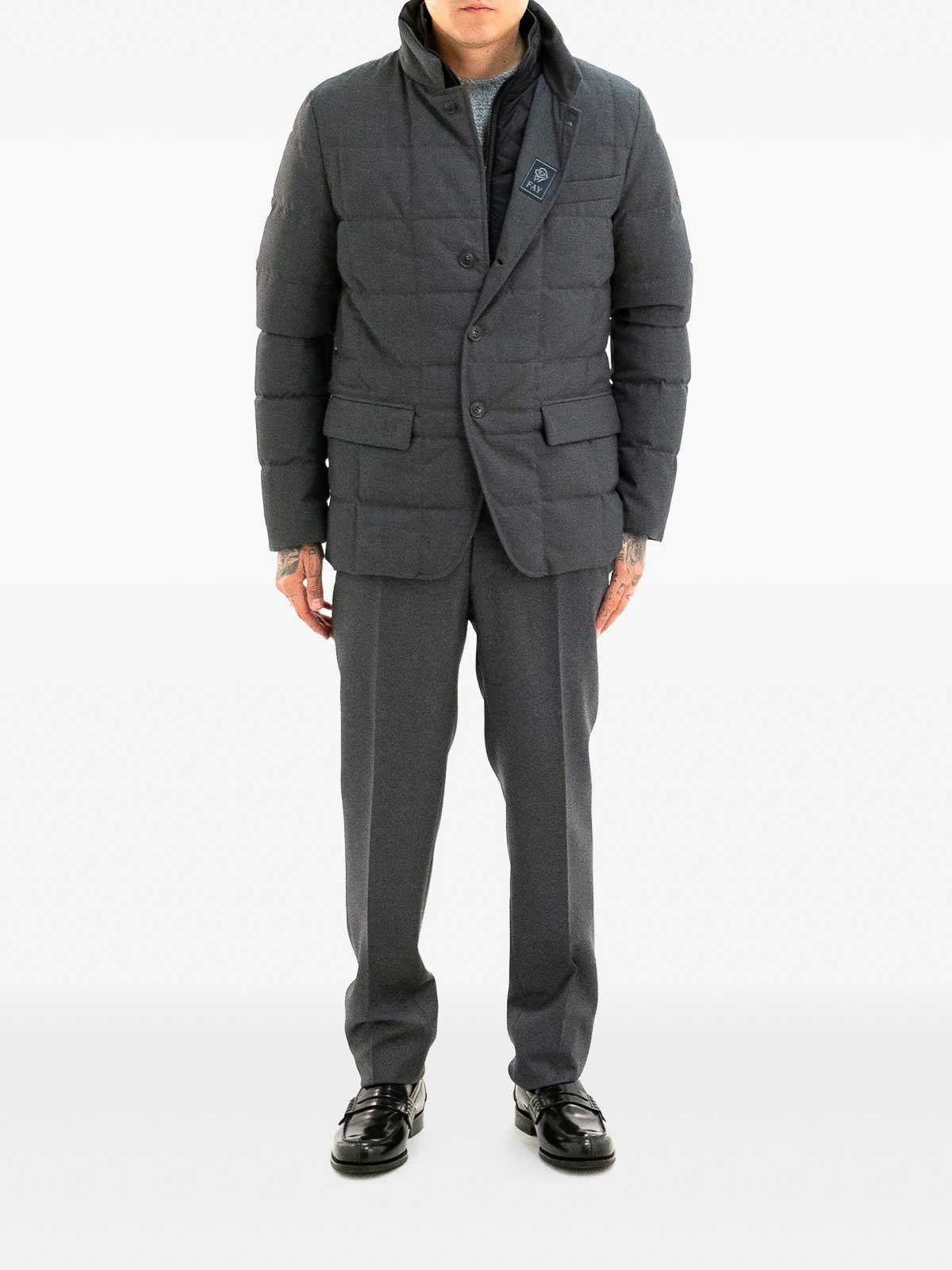 Double -breasted duvet NAM45510210XOBB803 (Fay / ダウンジャケット・コート ) | Fay (フェイ)(1)