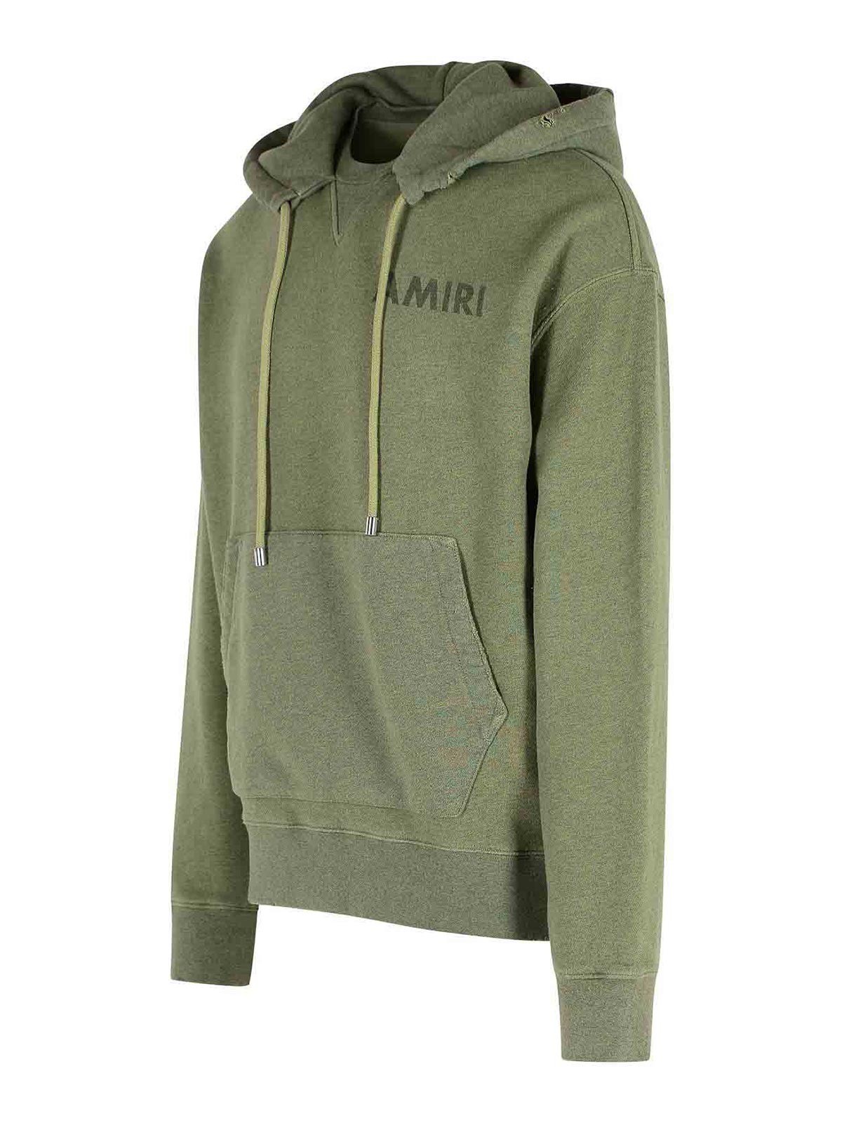 Stencil Green Cotton Sweatshirt AMJYHD1121OLIVE (AMIRI / スウェット・フーディー ) | AMIRI (アミリ)(2)