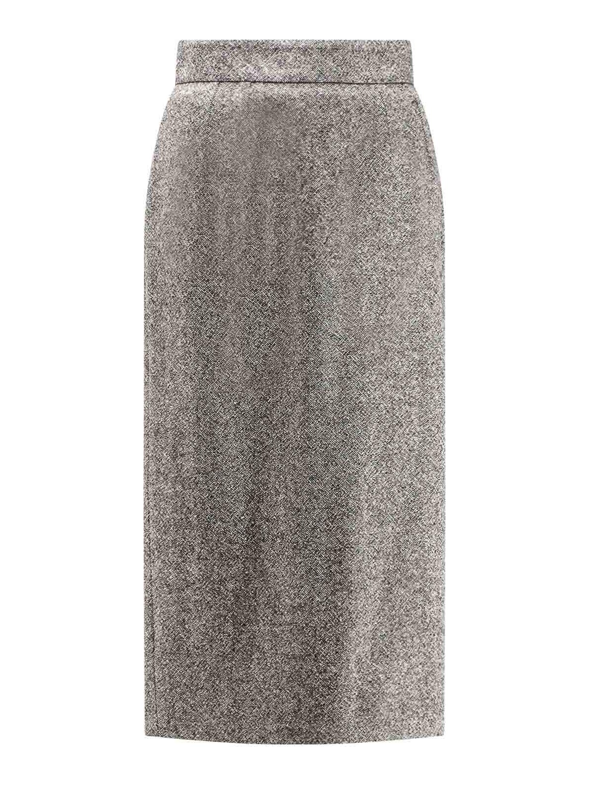 Midi Pencil Skirt In Virgin Wool F4CS8TFMBARS8030 (Dolce & Gabbana / スカート ) | Dolce & Gabbana (ドルチェガッバーナ)