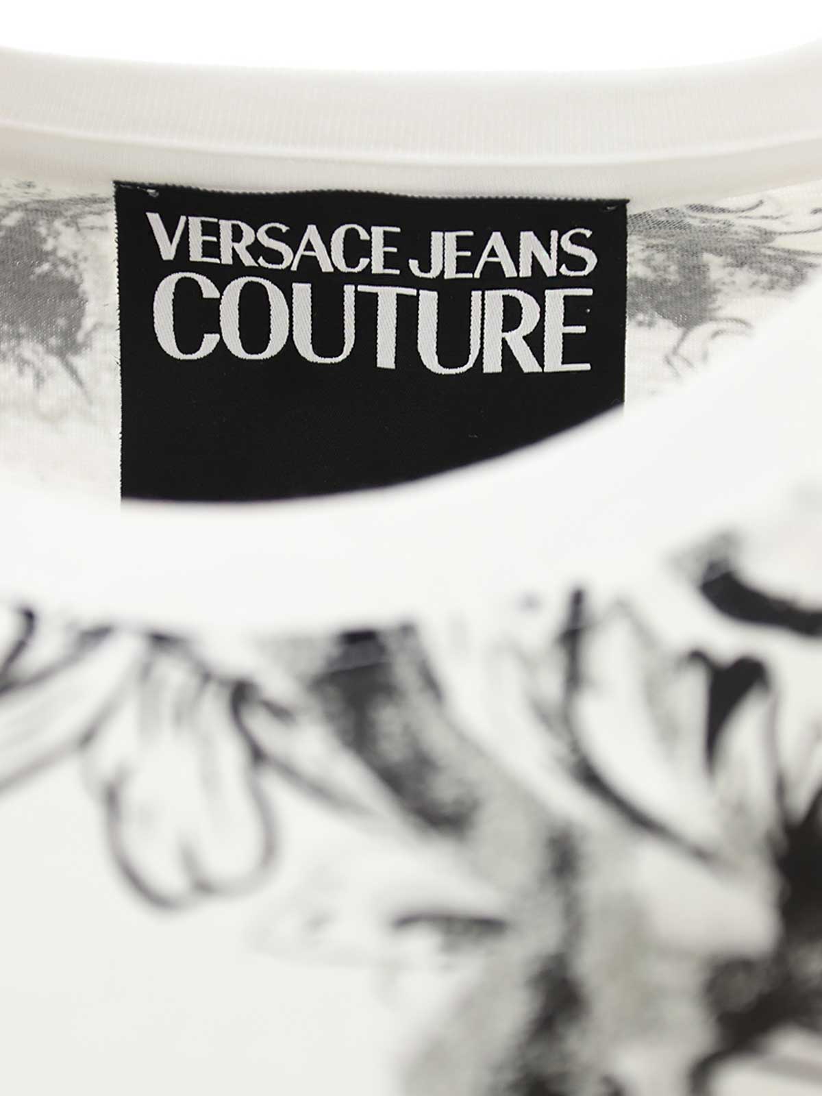 Watercolor Baroque Tshirt 76GAH6S076UP600003 (VERSACE JEANS COUTURE / Tシャツ・カットソー ) | VERSACE JEANS COUTURE (ヴェルサーチェ ジーンズ クチュール)(2)