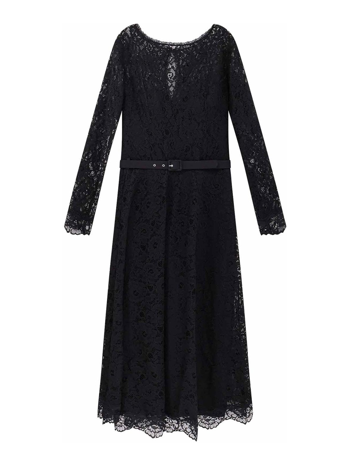 Ginogi Lace Midi Dress ABMGINOCILBS37 (CHIARA BONI La Petite Robe / ワンピース・ドレス・オールインワン ) | CHIARA BONI La Petite Robe (キアラ ボーニ ラ プチ ローブ))