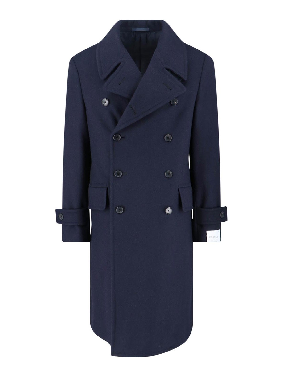 Double-breasted wool coat CO510F5097880110 (CARUSO / コート ) | CARUSO (カルーゾ)