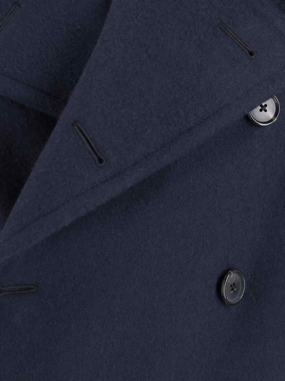 Double-breasted wool coat CO510F5097880110 (CARUSO / コート ) | CARUSO (カルーゾ)(3)