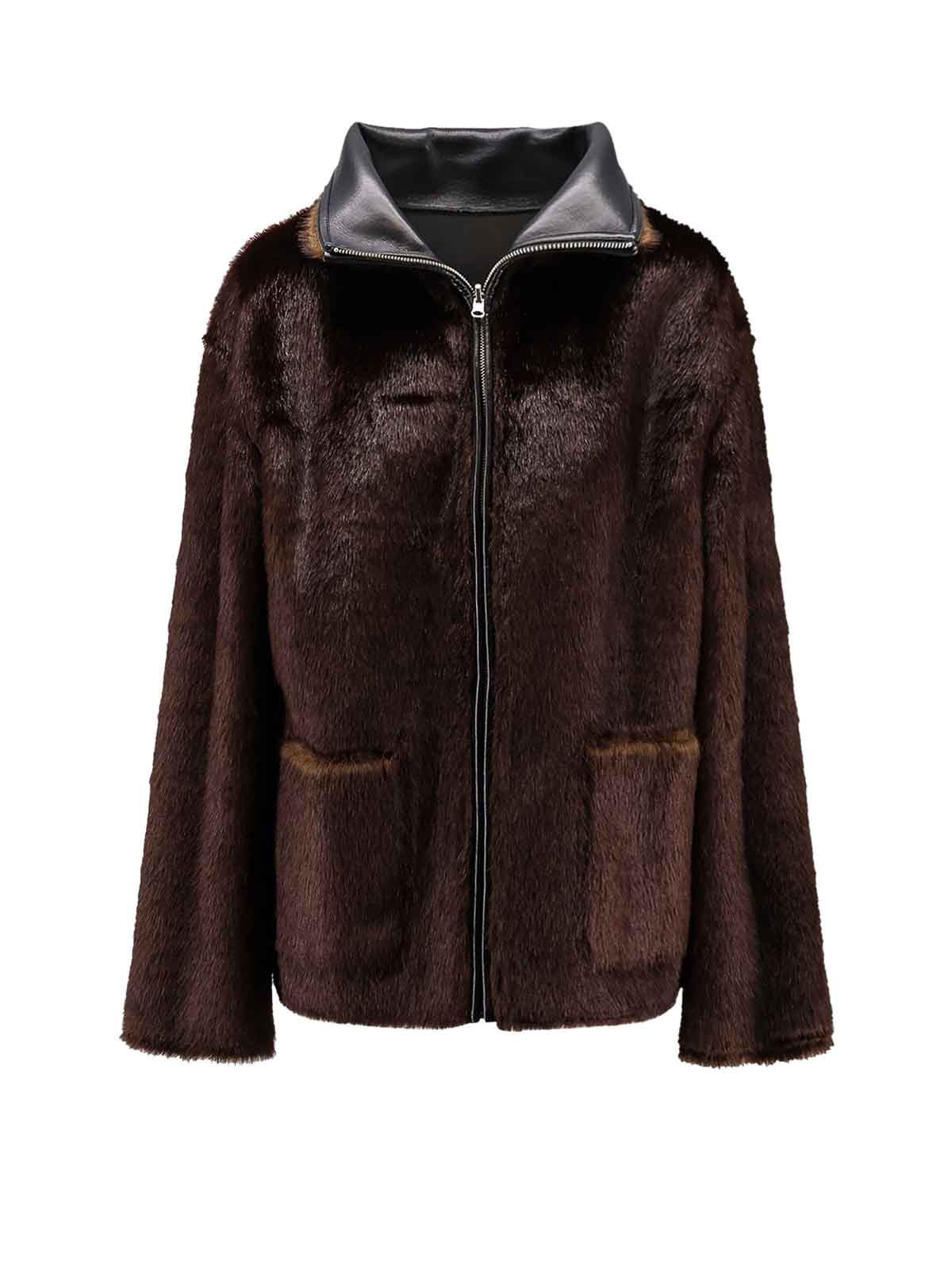 Brella Reversible Leather Jacket 666E13 (STAND STUDIO / レザー&ファージャケット・コート ) | STAND STUDIO (スタンド スタジオ)(3)