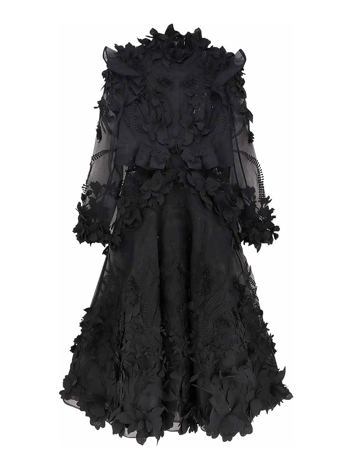 Vestito Lungo Hypnotic Applique Dress 6111DF251BLK (ZIMMERMANN / ワンピース・ドレス・オールインワン ) | ZIMMERMANN (ジマーマン)
