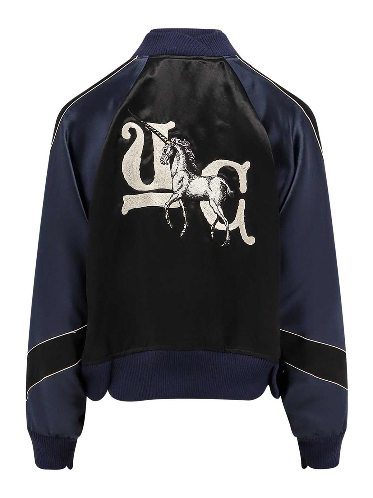 Giubbino Bomber In Satin UP2E1204BLACK (UNDERCOVER / カジュアルジャケット ) | UNDERCOVER (アンダーカバー)(1)