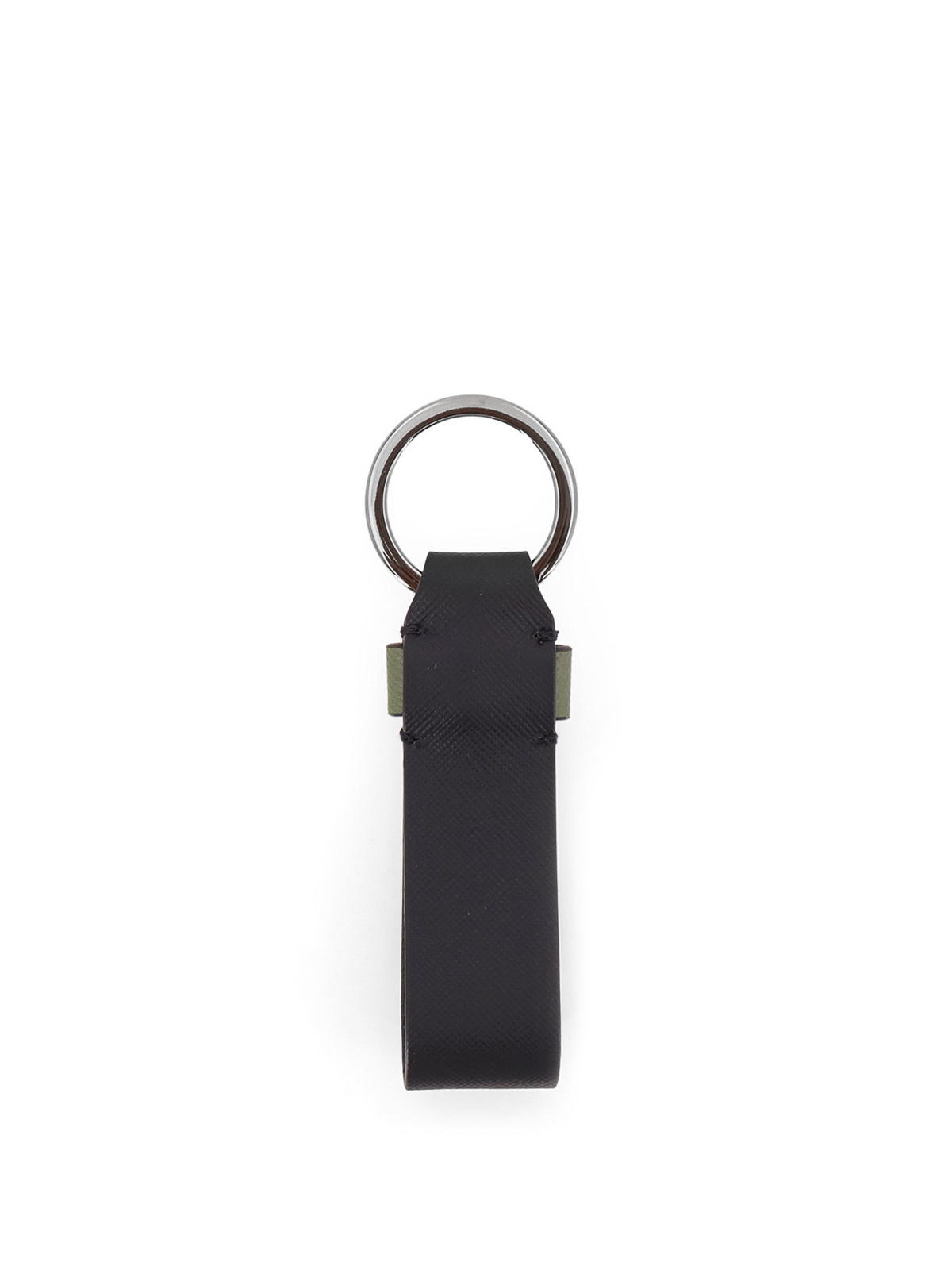 Leather key ring UPEA060N0129703NEROVERDE (Kiton / キーリング・キーケース ) | Kiton (キートン)(1)
