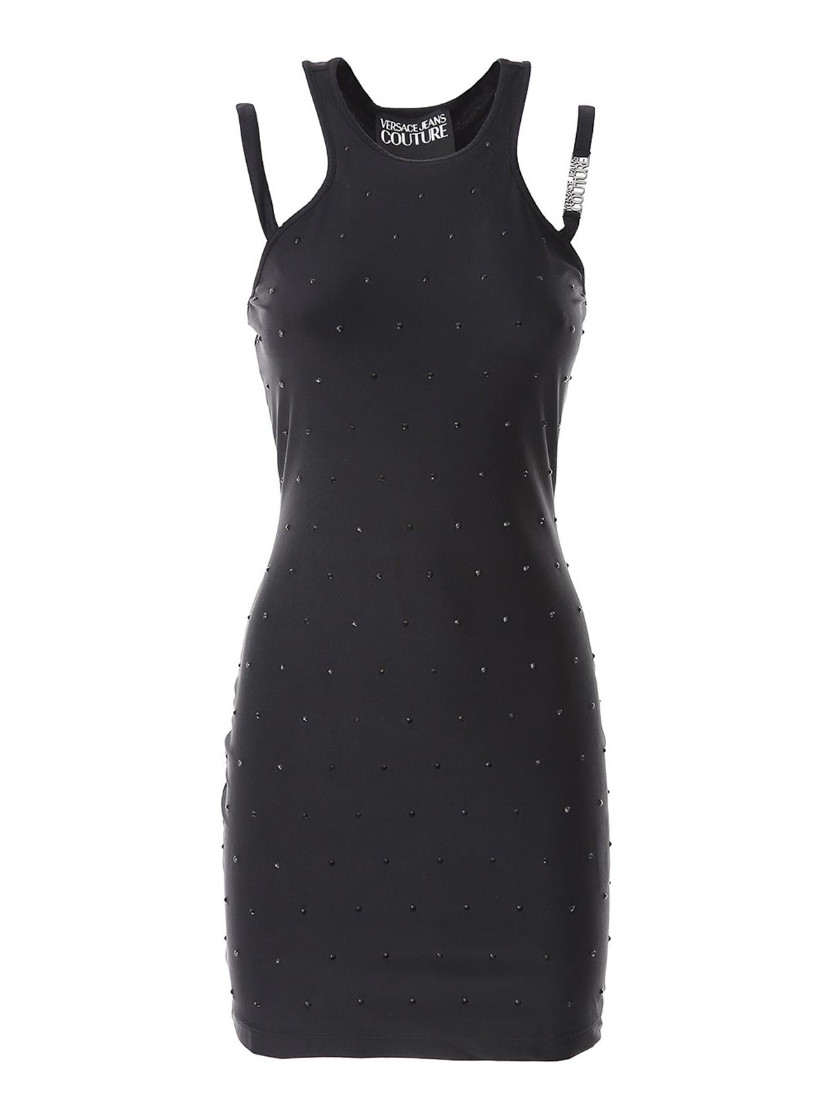 Crystal All Overt Dress 76HAOE0576DP944899 (VERSACE JEANS COUTURE / ワンピース・ドレス・オールインワン ) | VERSACE JEANS COUTURE (ヴェルサーチェ ジーンズ クチュール)