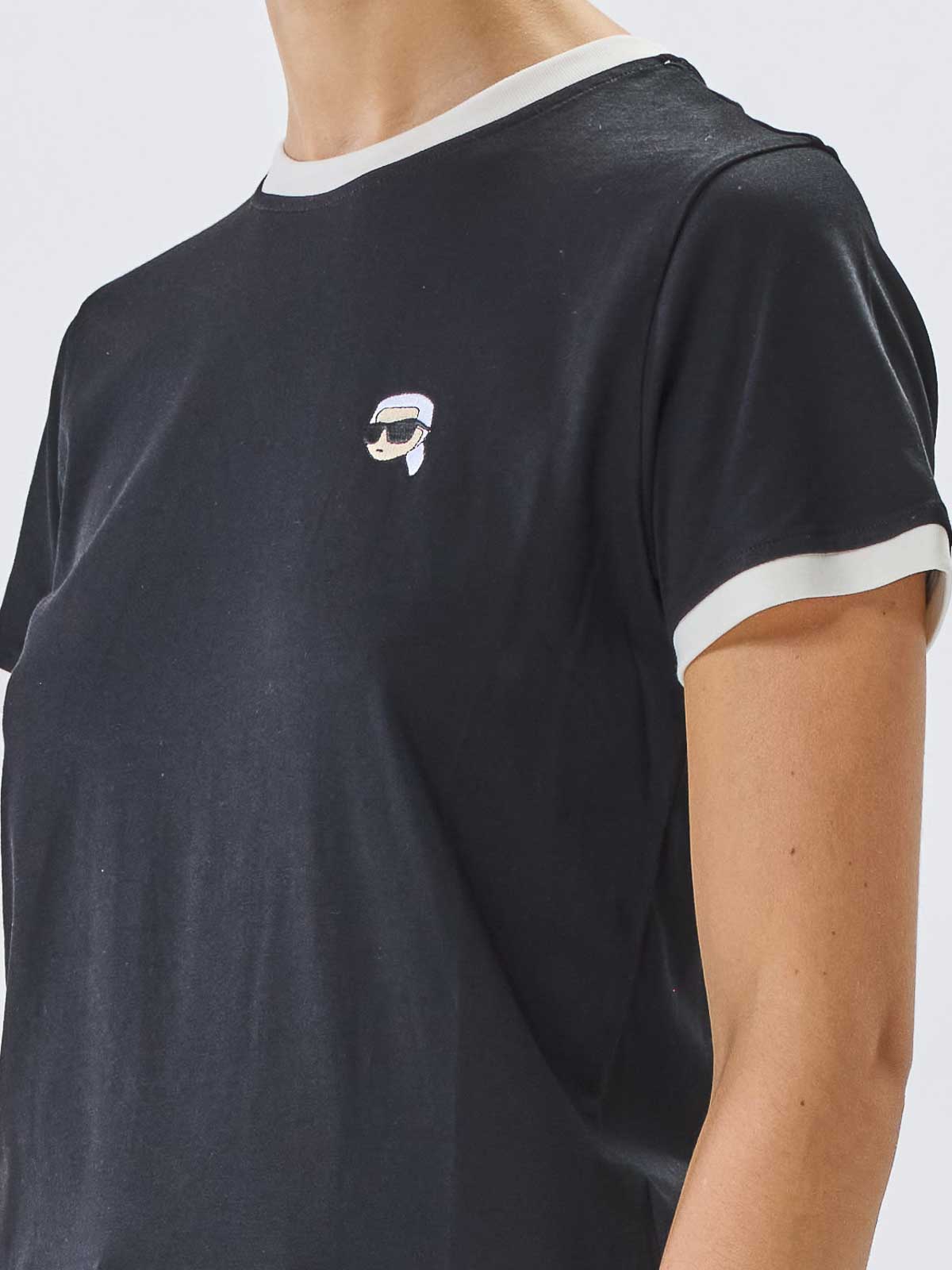 Ikon Patch Slim T-Shirt A3W17078999 (KARL LAGERFELD / Tシャツ・カットソー ) | KARL LAGERFELD (カール・ラガーフェルド)(4)