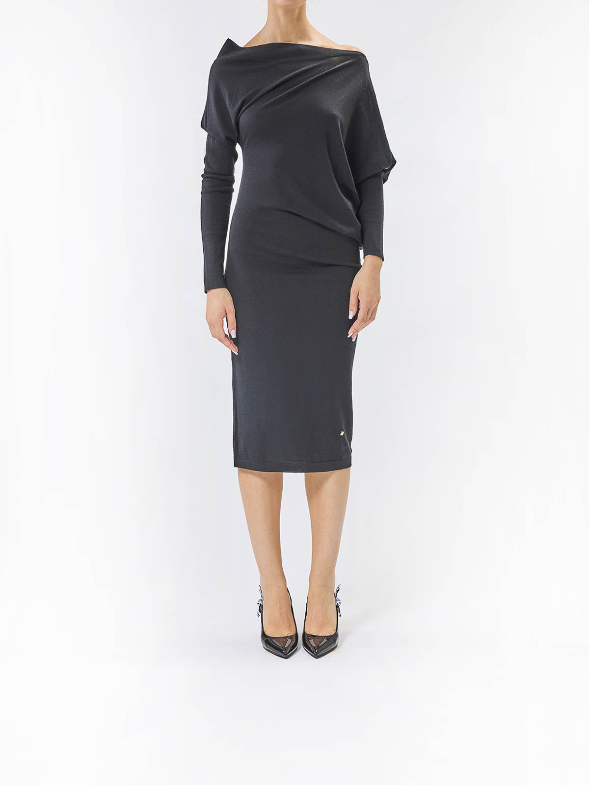 Asymmetric Dress 48104010555 (MOSCHINO / ワンピース・ドレス・オールインワン ) | MOSCHINO (モスキーノ)(1)