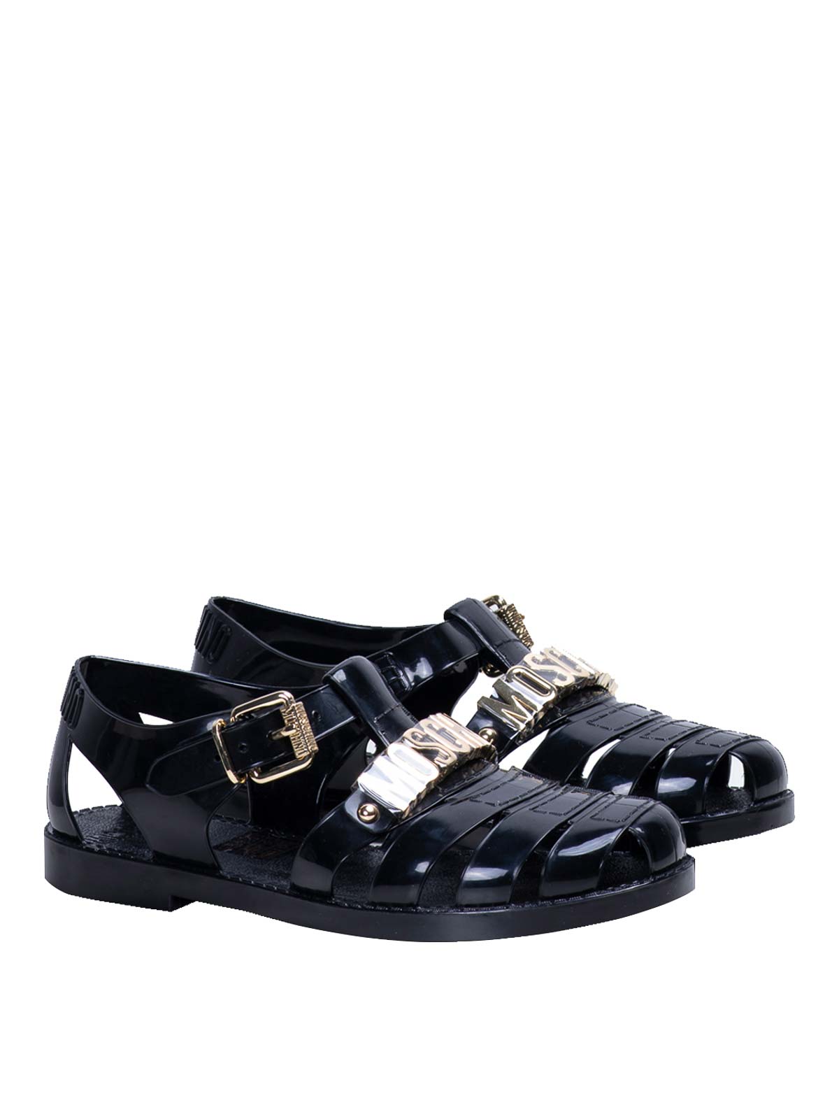 Spider Sandal with Metallic Logo MA16501G1MM20 (MOSCHINO / サンダル ) | MOSCHINO (モスキーノ)(1)
