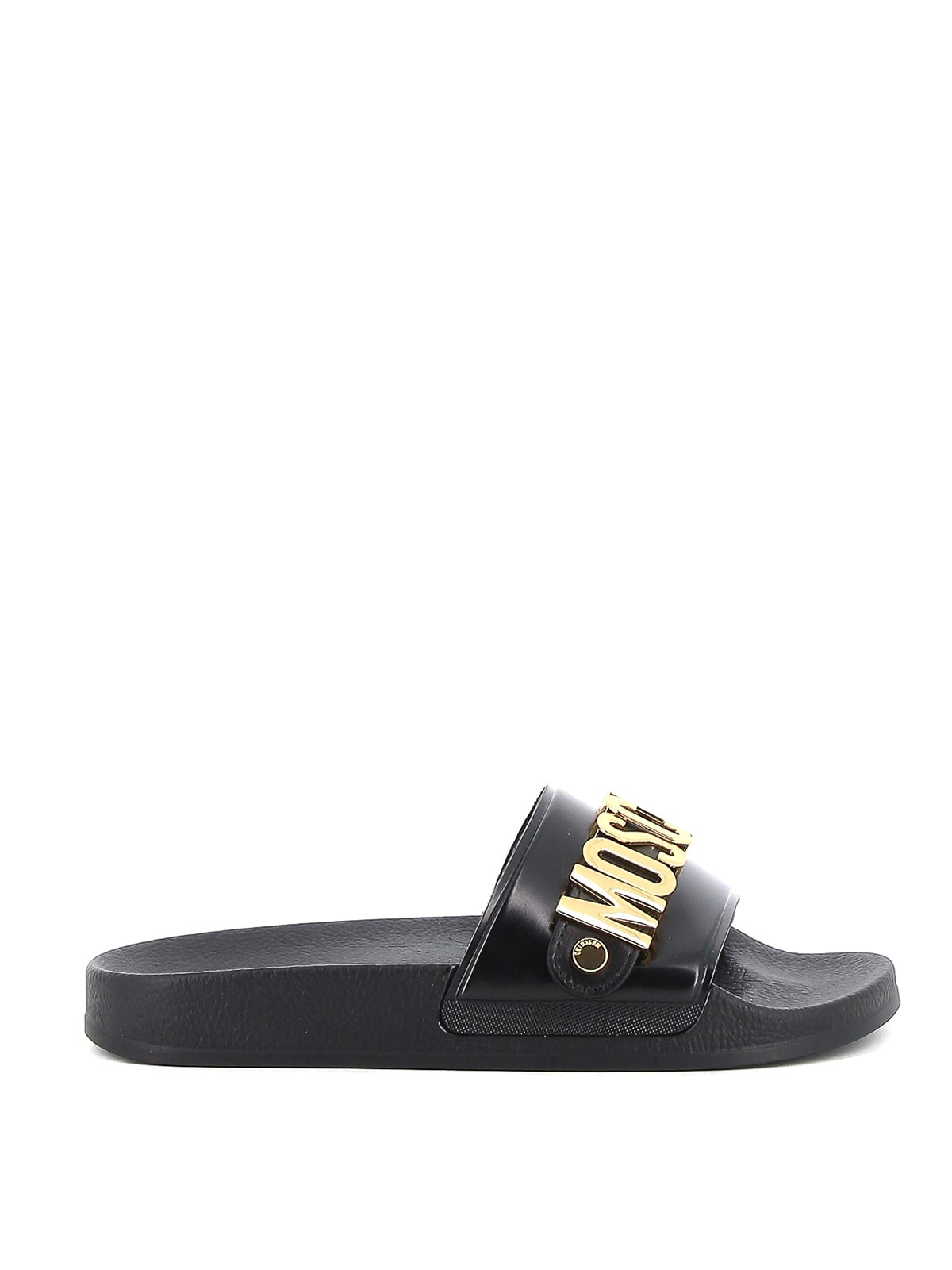 Metallic Letters Slide MA28032G0IM11000000 (MOSCHINO / サンダル ) | MOSCHINO (モスキーノ)