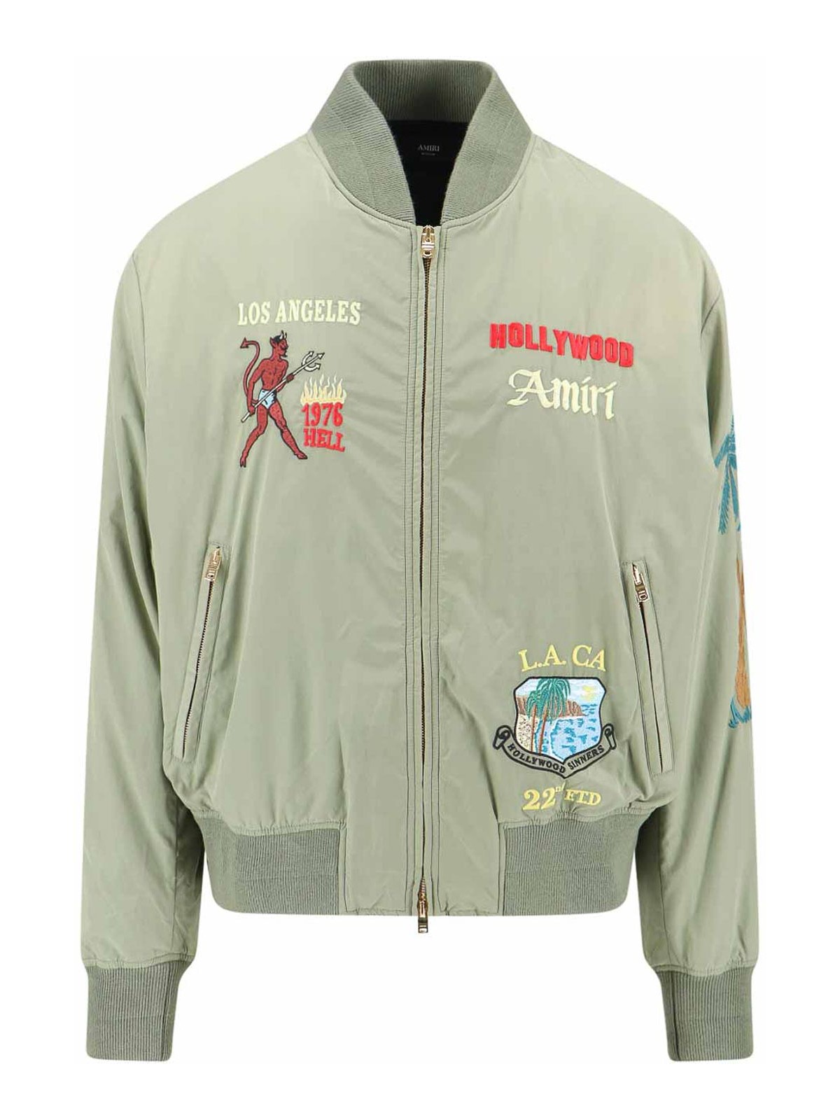 Giacca Bomber AMOUBB1051OLIVE (AMI Paris / カジュアルジャケット ) | AMI Paris (アミパリス)