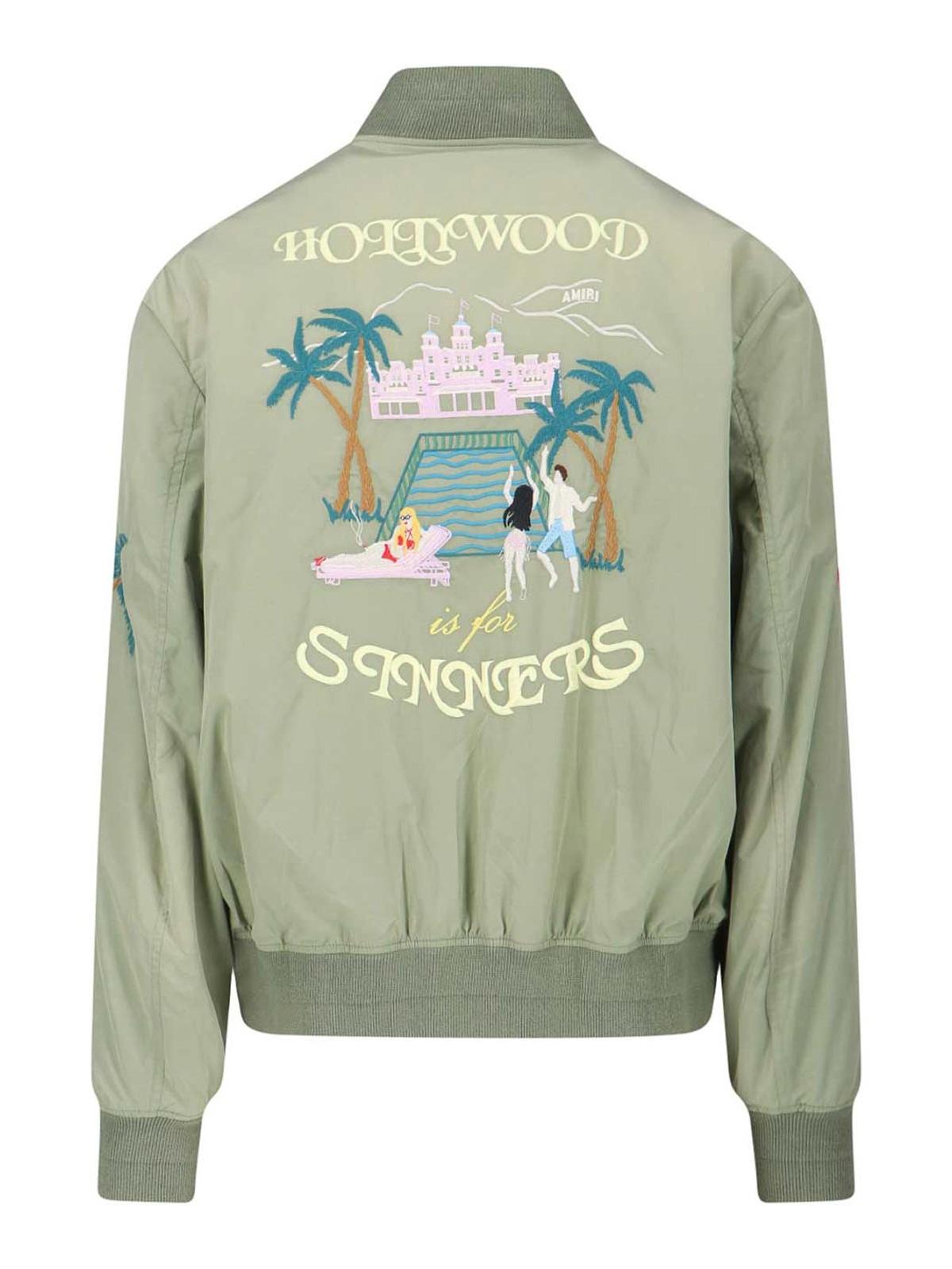 Giacca Bomber AMOUBB1051OLIVE (AMI Paris / カジュアルジャケット ) | AMI Paris (アミパリス)(1)