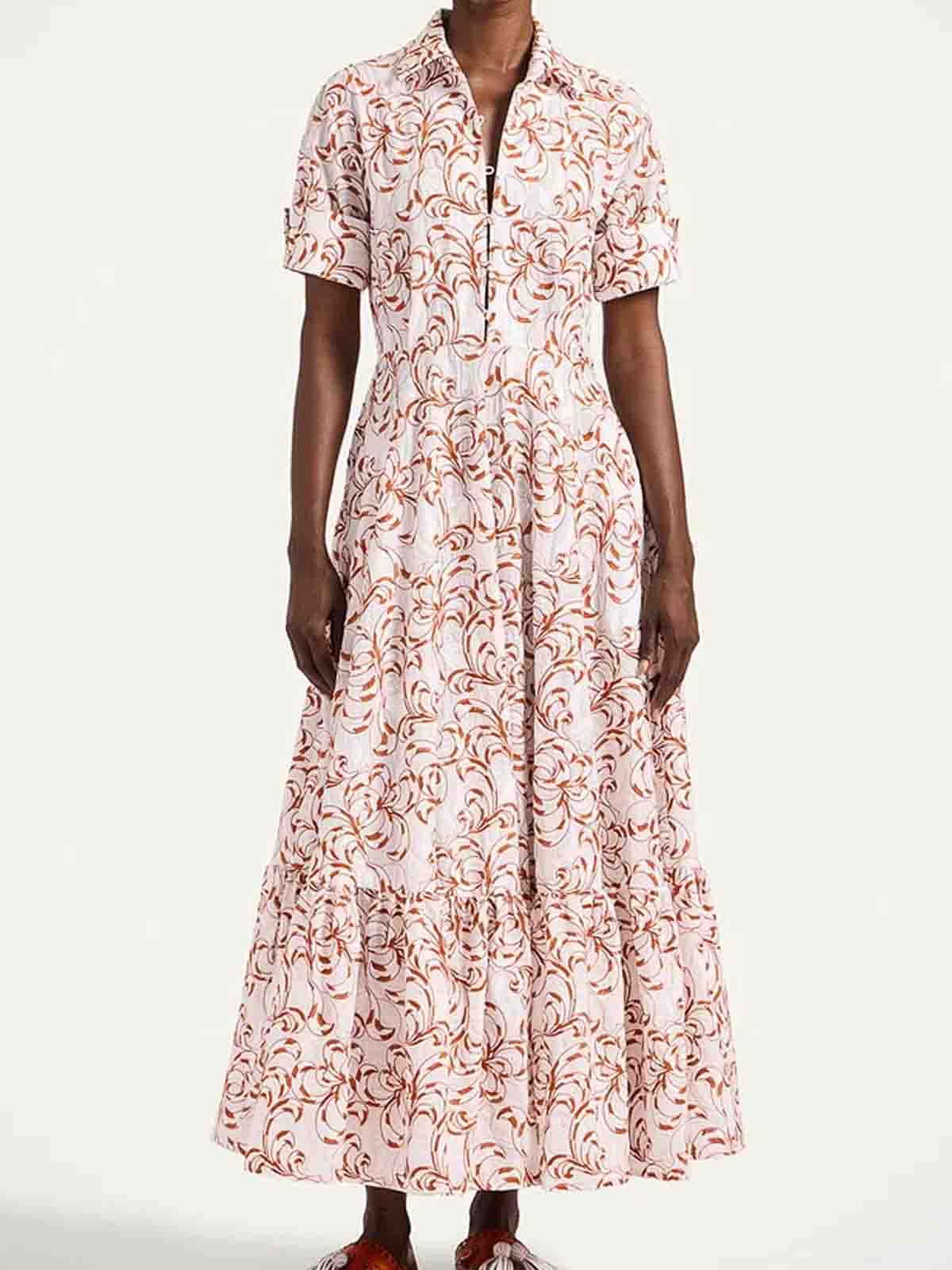 Dress DRE0900COT076FRN01WH01 (La DoubleJ / ワンピース・ドレス・オールインワン ) | La DoubleJ (ラダブルジェイ)(1)