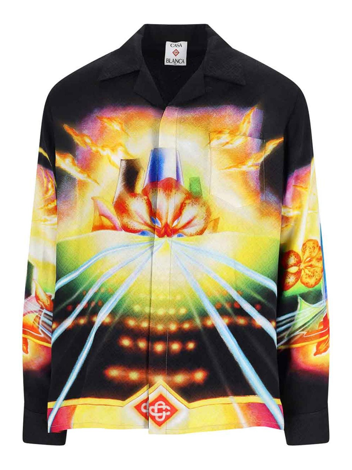 Silk Shirt UAW25SH00604MORCHIDSKYLINE (Casablanca / シャツ・ブラウス ) | Casablanca (カサブランカ)