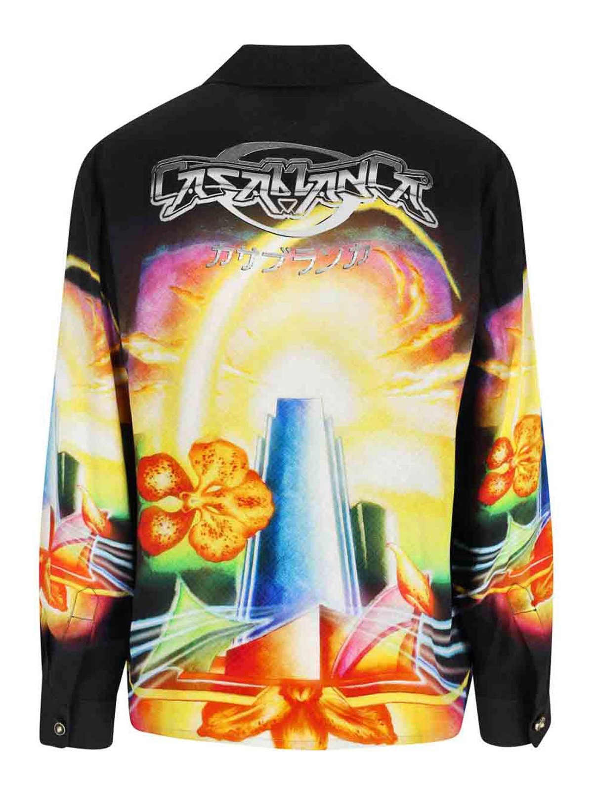 Silk Shirt UAW25SH00604MORCHIDSKYLINE (Casablanca / シャツ・ブラウス ) | Casablanca (カサブランカ)(1)