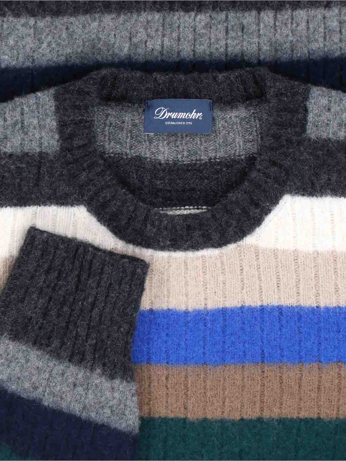 Wool Sweater D4W143NRL001 (Drumohr / ニット・セーター・カーディガン ) | Drumohr (ドルモア)(2)