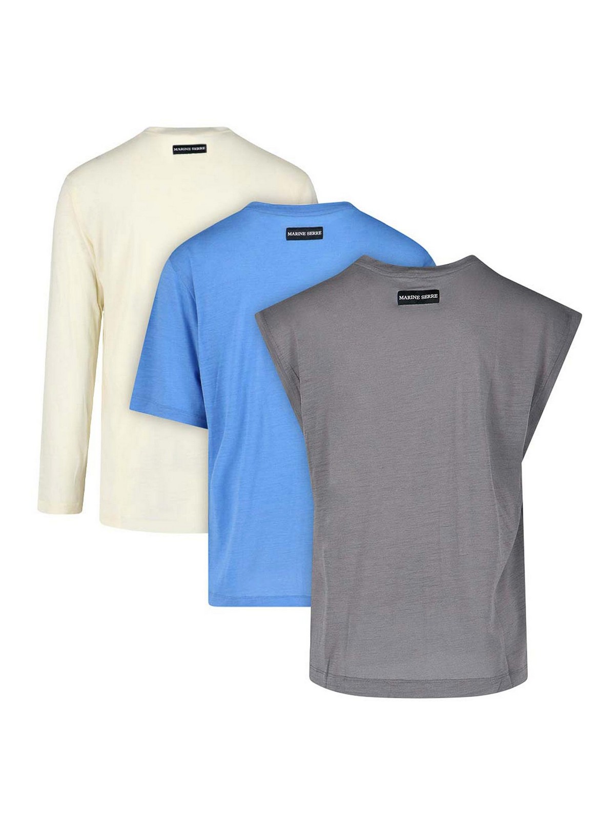 Set of 2 T-Shirts and Tank Tops UTT011ARJER0023YBG1 (MARINE SERRE / Tシャツ・カットソー ) | MARINE SERRE (マリーン セル)(1)