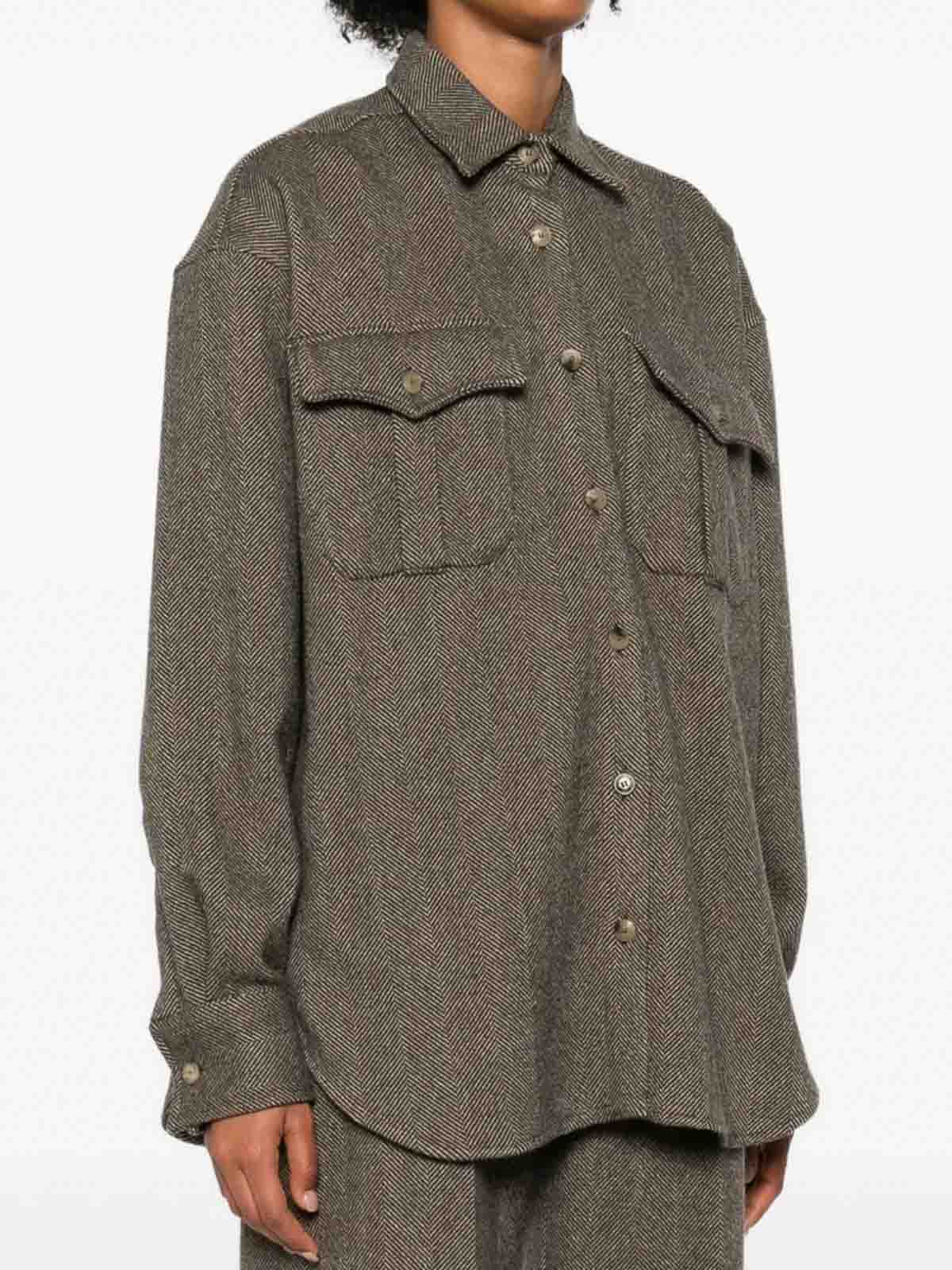 Houndstooth Shirt D472K722OQRJ4701 (ERMANNO SCERVINO / シャツ・ブラウス ) | ERMANNO SCERVINO (エルマンノ シェルヴィーノ)(2)