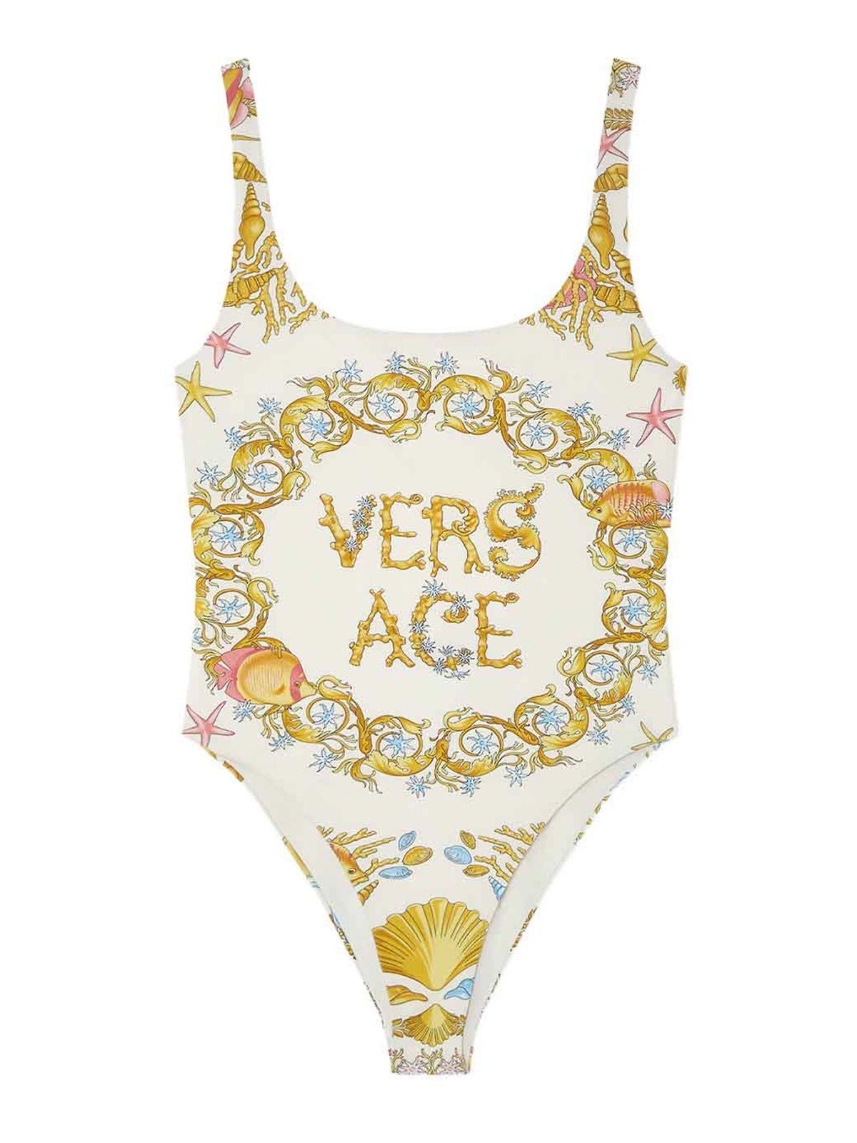 Underwater Barocco One-Piece Swimsuit 10165921A154675K640 (VERSACE / スイムウェア ) | VERSACE (ヴェルサーチェ)