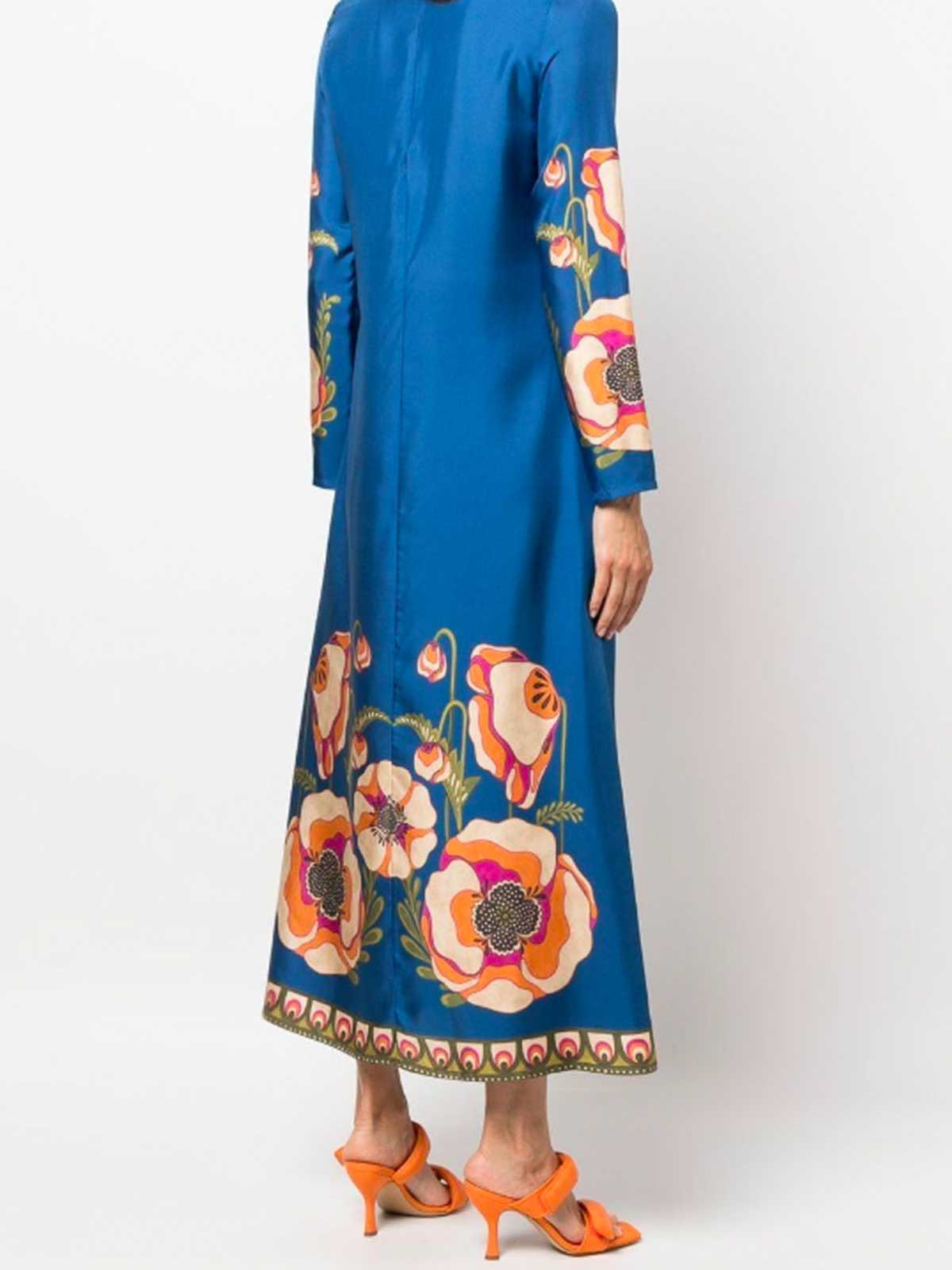 Long dress DRE0231SIL006PPP03BU02 (La DoubleJ / ワンピース・ドレス・オールインワン ) | La DoubleJ (ラダブルジェイ)(3)